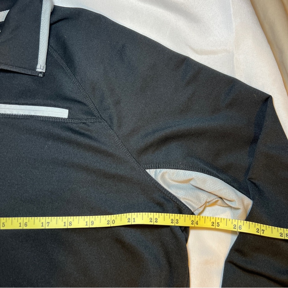Fila Men’s Black and Gray Zip Top Performance Pullover Size‎ Large - Picture 8 of 15
